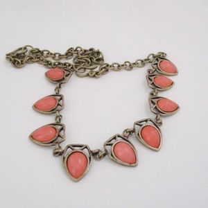 NWOT Fashion Necklace with Salmon Pendants